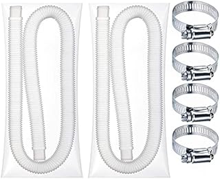 Pool Replacement Hose, Pool Pump Hose, Pool Vacuum Hose, Pool Filter Hose,1.25" Diameter Swimming Pool Replacement Hose, Pool Filter Replacement Hose (2PC-39 in)