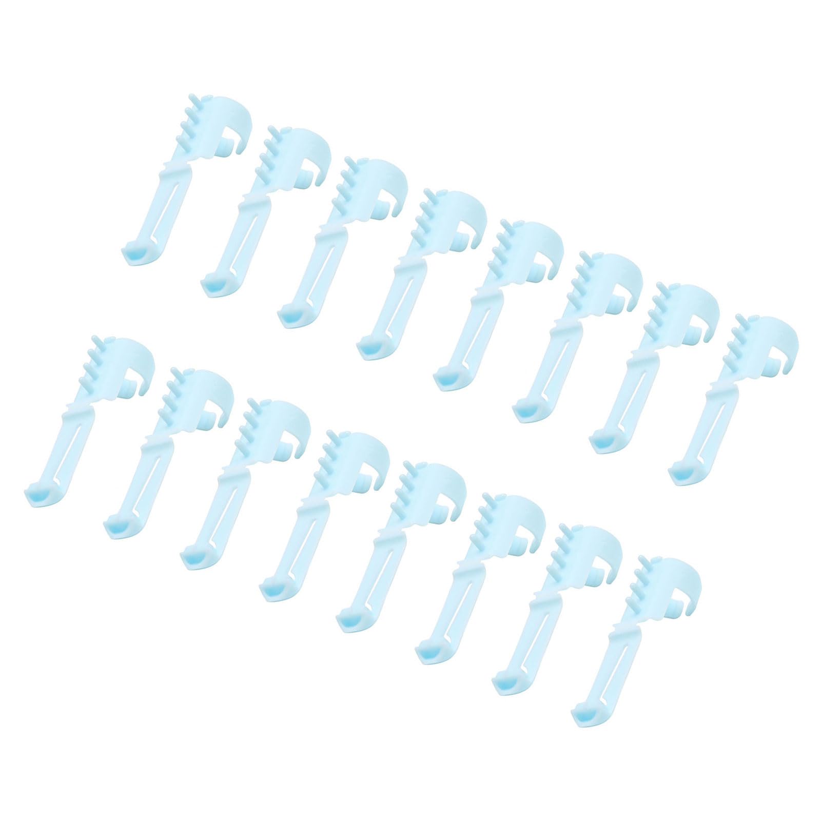 Jazuaiao 16Pcs Adjustable Crochet Rings with Thread Guide for Knitting and Crocheting Yarn Guide Finger Holder Knitting Accessory Yarn Finger Holder