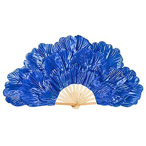 Buy wangYUEQ Folding fan Dance Fan Peony Petal Dance Fan Adult Double