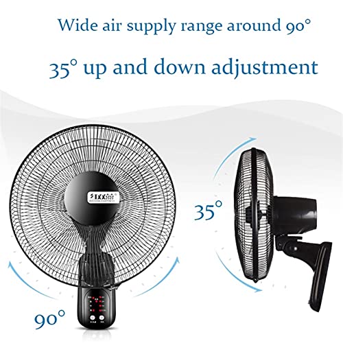 YSJX Ventola da parete con telecomando,potenza 60