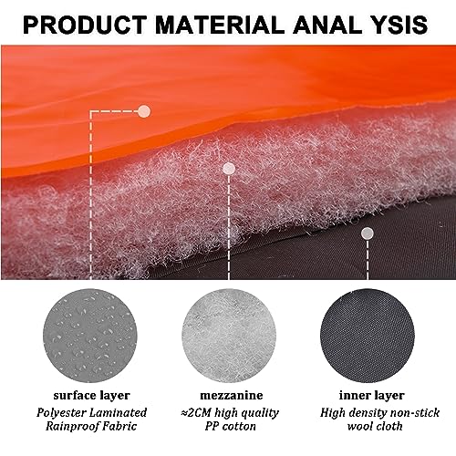 Hundemantel wasserdicht Winddicht Haustier warme Jacke Outdoor, Rollkragen Outfit Weste kalten Winter Kleidung für mittelgroße Hunde - weiche Dicke Baumwolle gefüttert, mit Geschirr D-Snap, Grau 4XL