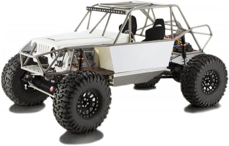 Integy RC Model C29691 V2 TFL Unicorn C1805 Kit de orugas RC escala 110 con caja de cambios de 2 velocidades (edición negra)