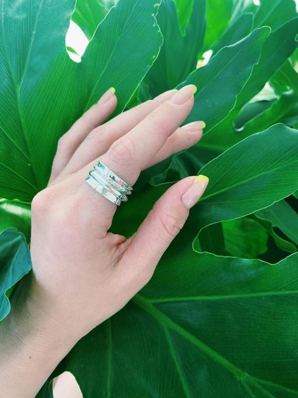 גם זה יעבור "Gam Zeh Ya'avor" (This Shell Pass Too), King Solomon’s Ring, Sterling Silver Judaica Ring, Jewish Wedding Ring for Wome