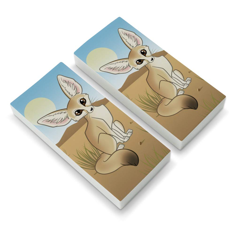 Fennec Fox Eraser Set of 2