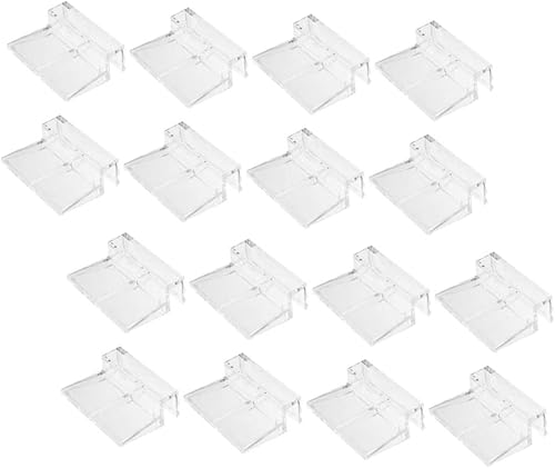 Miniatura 6 de DOITOOL 48 unids Soportes de soporte Clip sin montura de vidrio acrílico Mm Clips Abrazadera Soporte Soporte Acuarios Tanque Peces Accesorios Tapa