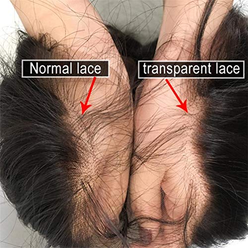 Perruque humaine lace front 13X4 brésilienne lisse 20 pouces