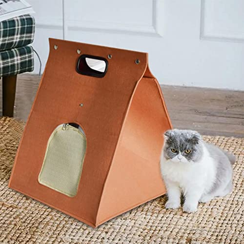 Mysig Djursäng Katttält för Kattungar och Små Hundar