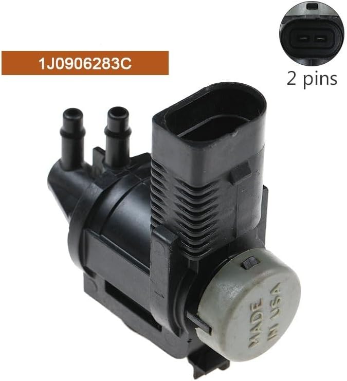 1J0906283C 2 Pins Car Vacuum Solenoid Valve Solenoid