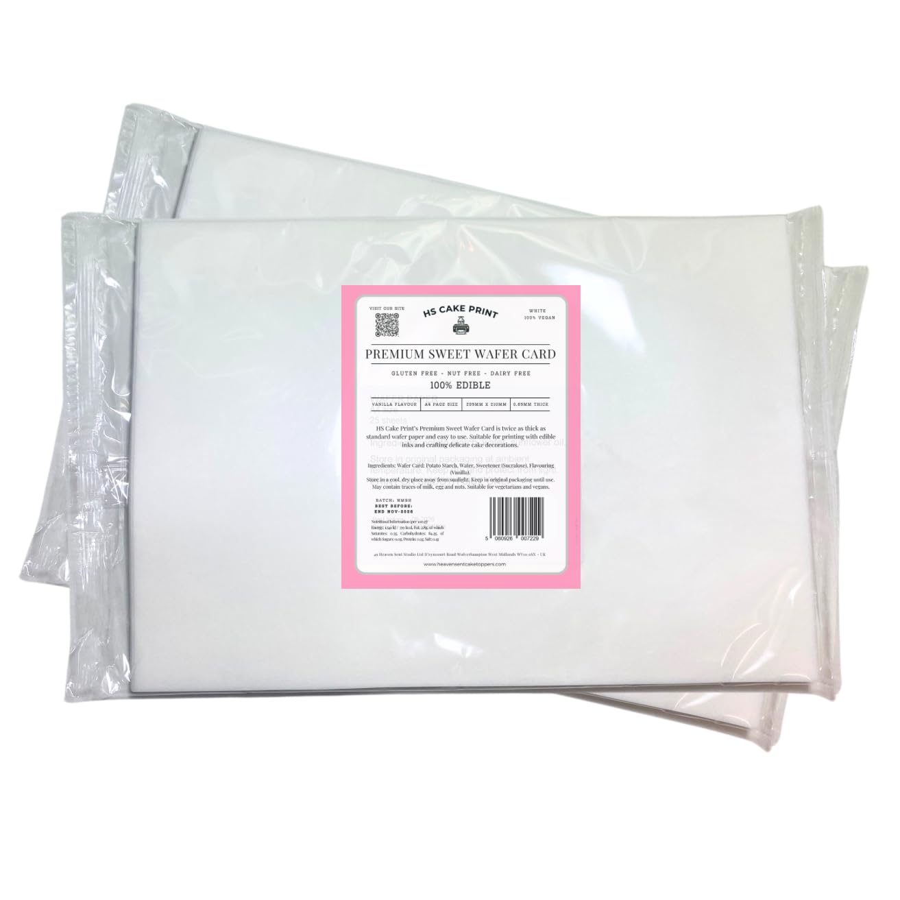 Edible Rice Paper EPS Sweetened A4 Edible Wafer Paper/Rice Paper Pack ...