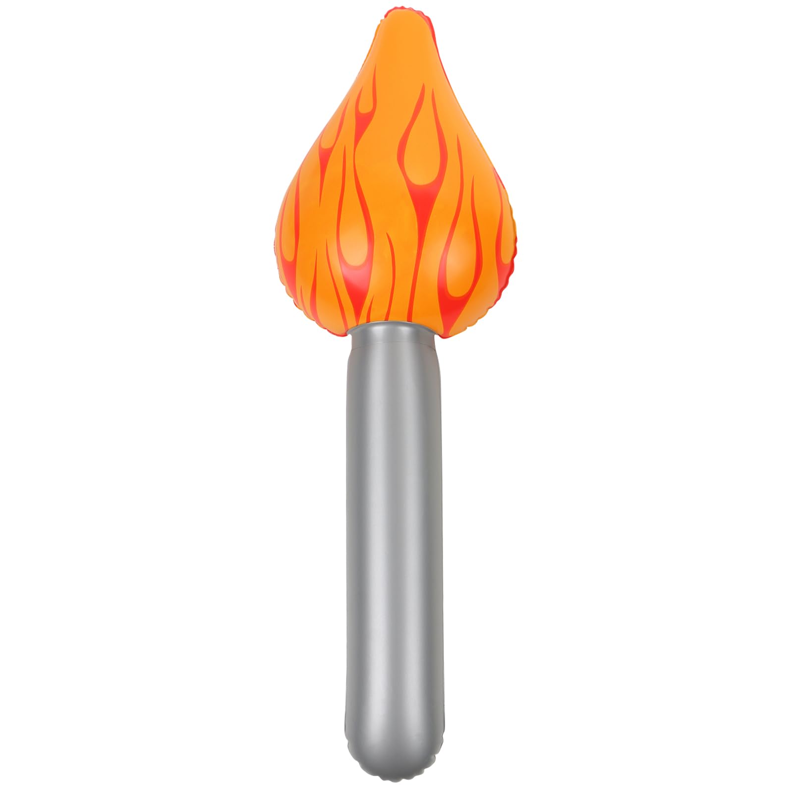 GOKEPO1 pcs Inflatable Torch Fun Sports Torch Balloon Prop for Games Sports Competition Stage Party Decorations Halloween Medieval Cosplay Performance Flame Props Fake Fire Cheering Balloon