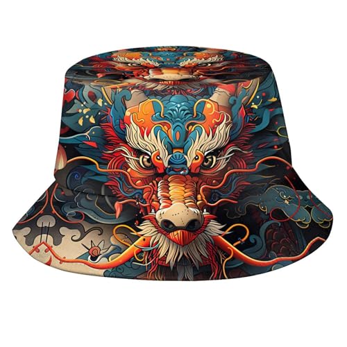 Image of Bucket Hat for Women Men, Fashion Print Outdoor Beach Hat Packable Sun Cap for Travel Hiking