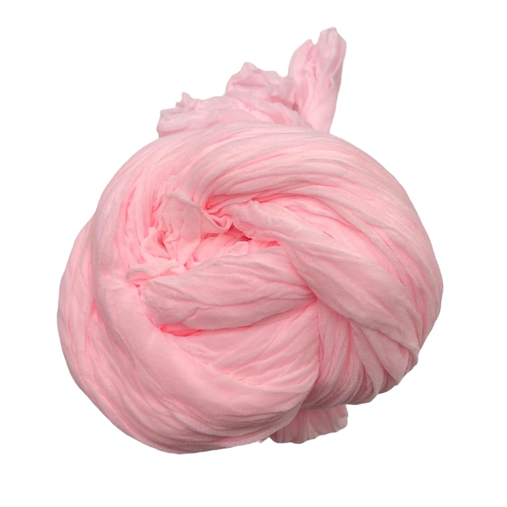 Lmlliang10PC Nylon Stockings Flower 23" Inch(60cm),Mesh Flower for DIY Flower Making(Light Pink)