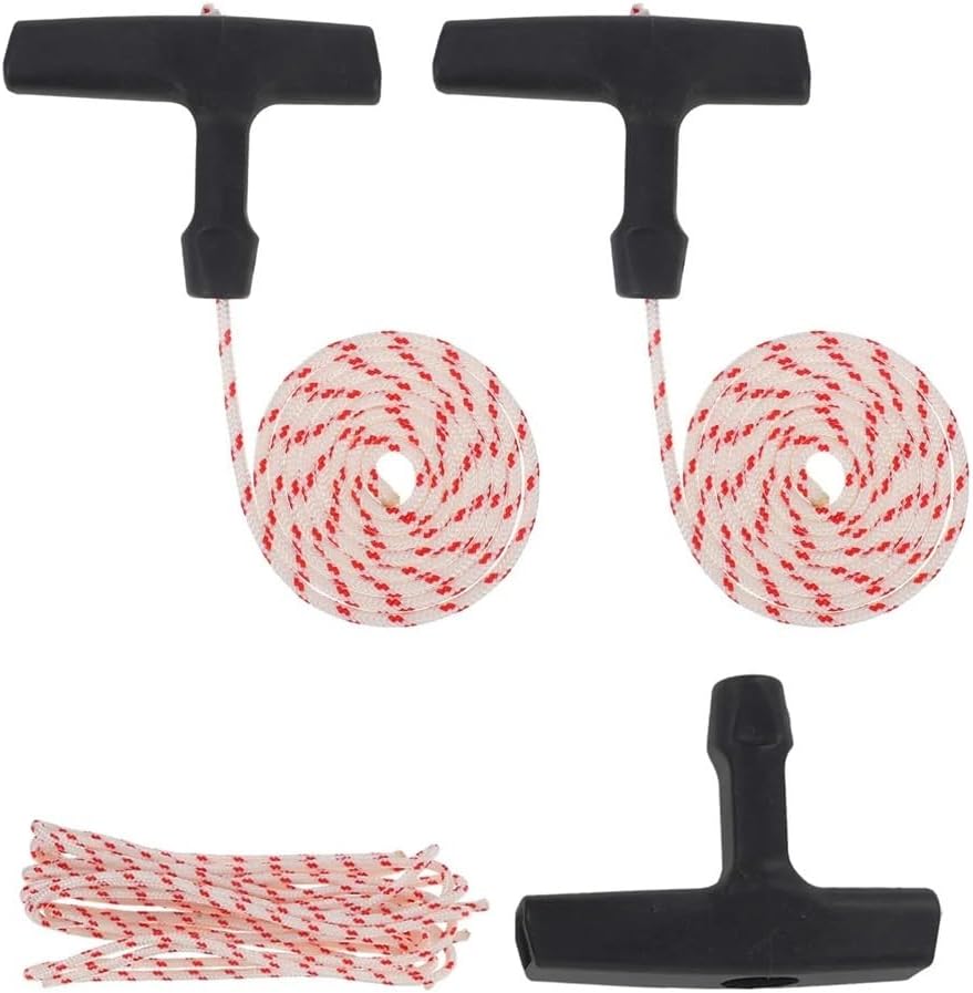 Starter Rope Lawn Mower Pull Cord Handle Kit Generator Chainsaw Replacement Thin Rope Cord Hand Rope Garden Tools Power