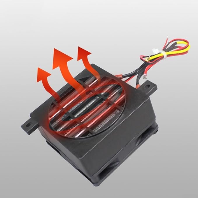 Calefactor Eléctrico PTC 220V con Ventilador y Protección miniatura 8