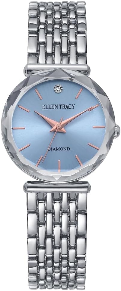ELLEN TRACY Diamond Collection Women’s Watch 30mm | Alloy