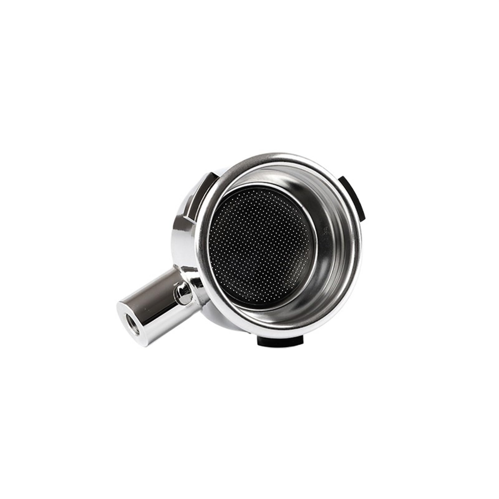 KE88FENG 58mm Filter Holder Bottomless Coffee Portafilter Head with 2 Cups Basket for HiBREW h10a h7 h7a Coffee Machine(With 2Cups Basket)
