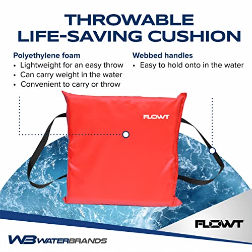 Flowt 40102 Type IV Throwable Floatation Foam Cushion USCG Approved