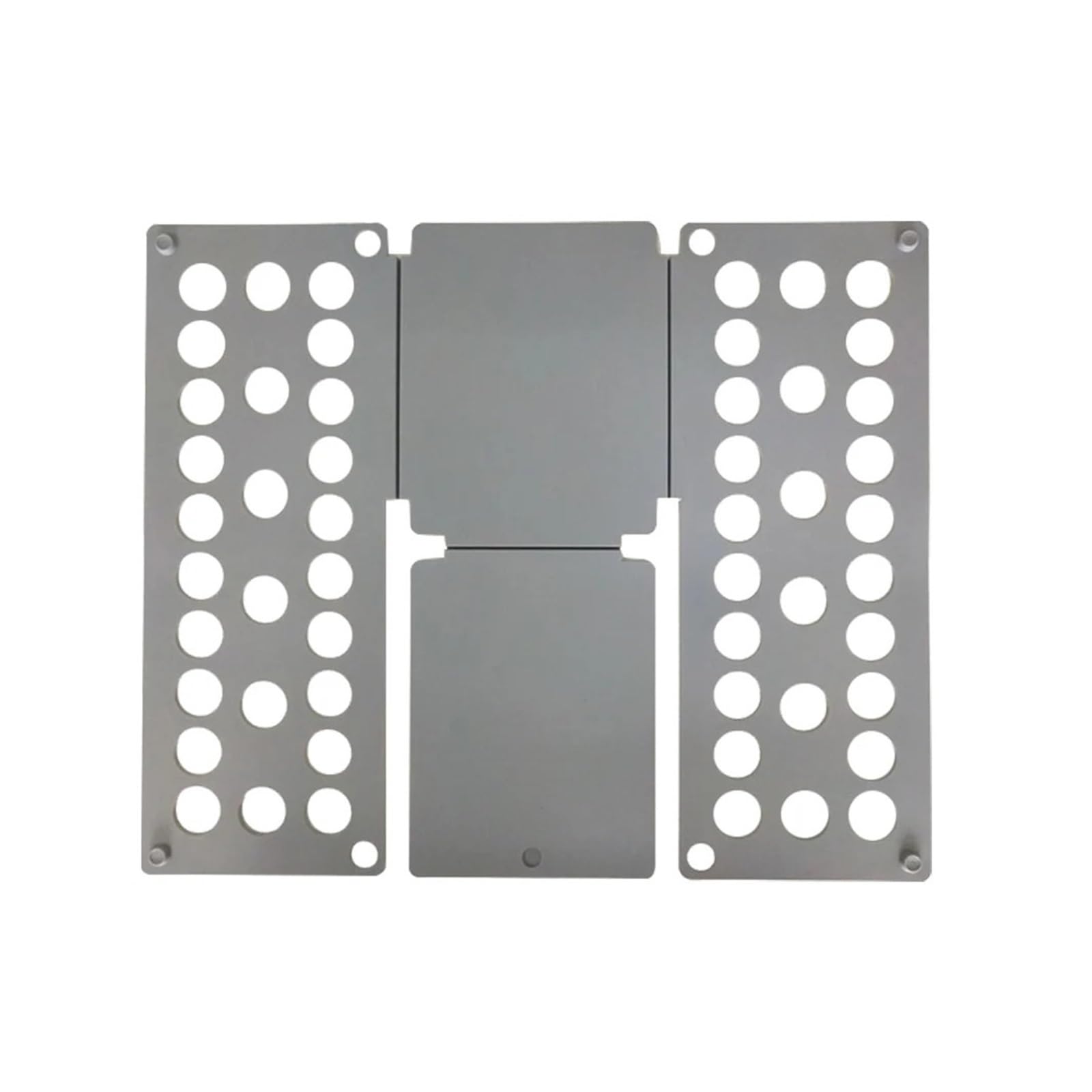 2 Stück Wäschefaltbretter aus Kunststoff, ideal for Kinder und Erwachsene, for schnellen Zusammenfalten von Kleidung, for Zuhause Reisen, als T-Shirt-Organizer Für Zuhause(Grey)