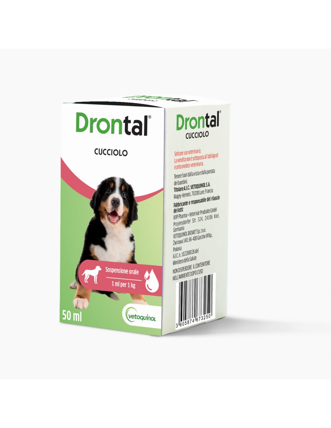 DRONTAL CUCCIOLO (50 ml) - Il vermifugo per curare i vermi nei cuccioli di cane