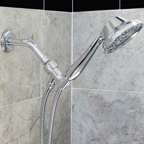 Cabezal de Ducha Manual Aqua Elegante con Brazo de 6 in miniatura 6