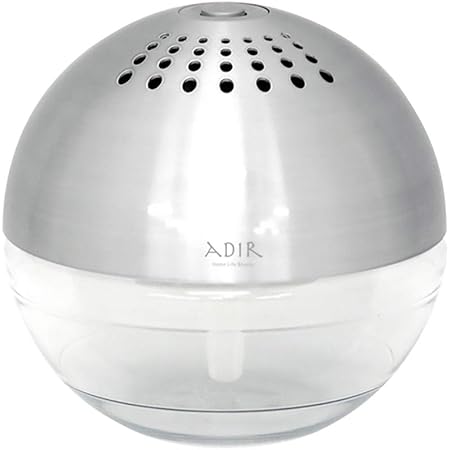 Amazon Adir アディール 空気洗浄機 Risacca リサッカ 花粉症対策 ウイルス対策 Skr アロマボール アロマ 卓上 除菌 消臭 花粉 ウィルス 空気清浄機 ギフト プレゼント シルバー Sサイズ 適用床面積 6畳 Adir 空気清浄機 通販