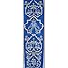 Vestment Marian - Gothic style Chasuble with a matching stole, two colors. White/Blue and Blue/Blue