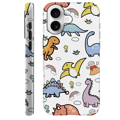 DAIZAG Case Compatible with iPhone 17,Fit Shockproof Cover for Women Girls,Dinosaur Island