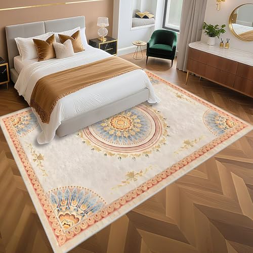 Tapis de sol salon 140x200 antidérapant et lavable