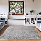 teppich 80x150 anthrazit Das Gewicht beträgt 2000g/m² | pflegeleichte Kunstfaser 100% Polypropylen | fusselfrei | schmutzabweisend | strapazierfähig | Hohe Abrieb- und Scheuerbeständigkeit