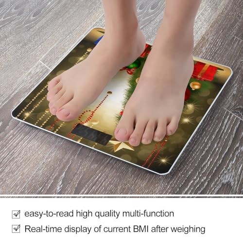 Báscula digital de baño con vidrio templado y pantalla LCD miniatura 5