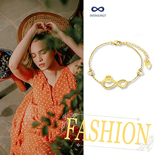 INFINIONLY Collana Bracciale Orecchini da donna