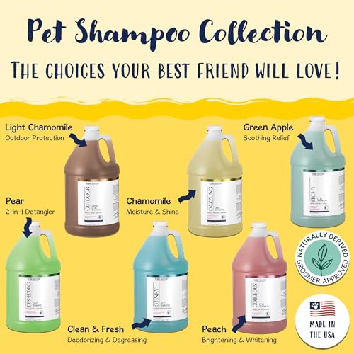 Image of Bobbi Panter 2-in-1 Dog Shampoo & Conditioner for Shedding - Detangling Natural Formula Reduces Shedding & Tangles, Softening, Tear-Free, 10:1 Concentrate, Made in USA, 1 Gallon