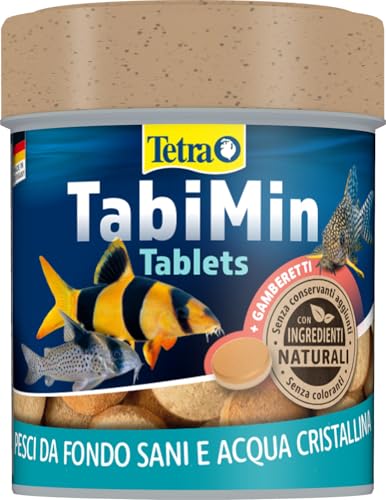 Tetra Tablets TabiMin - Cibo in compresse per tutti i pesci da fondo, ad es pesci gatto, cobiti o barbi da fondo, barattolo da 120 compresse