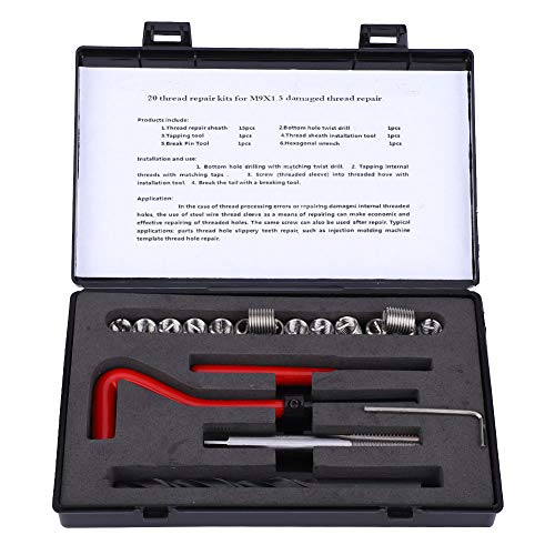 Gavigain Stainless Steel M9X1.5 Thread Repair KIT for Female Thread Repairing