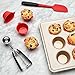 OXO Good Grips Silicone Baking Cups, Pack of 12, Reusable, BPA-Free, Dishwasher Safe, Non-Stick, Food Grade, Cupcake Cups, Muffin Cups, Cupcake Liners, Muffin Liners
