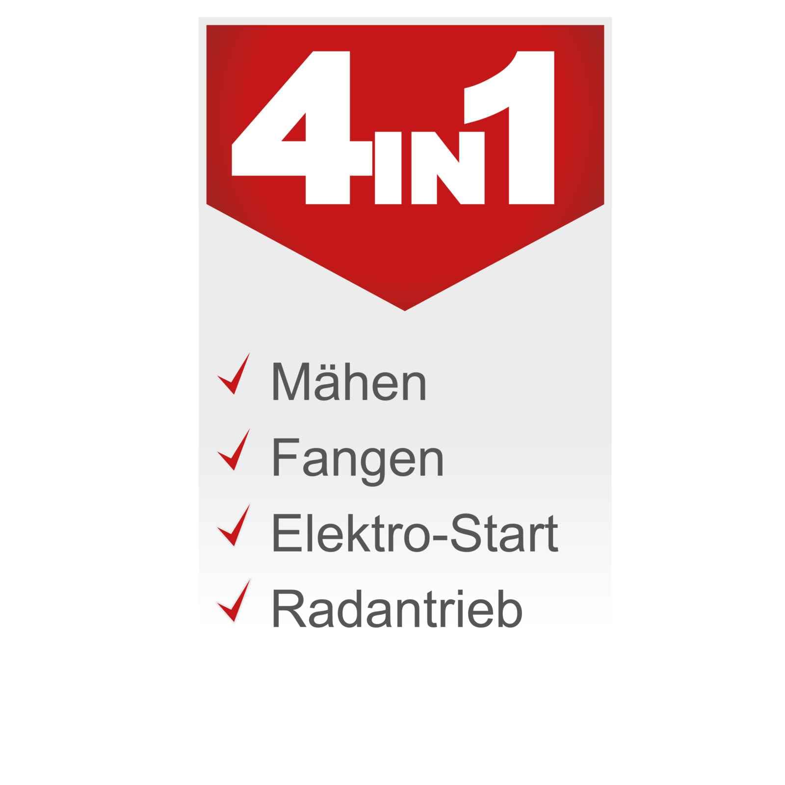 Scheppach Benzin Rasentraktor Aufsitzmäher MR224-61 | 6,8PS | Schnittbreite 61cm | 5-Fach Höhenverstellung | E-Start | 150 L Fangsack | 4X Vorwärts / 1xRückwärtsgang | Rasenmäher Aufsitzrasenmäher
