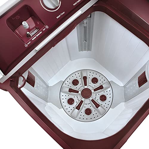 Voltas Beko 12 kg Semi-Auto Washing Machine Burgundy - Image 5