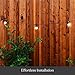 Brightech Ambience Pro Solar Powered Outdoor String Lights - 27 Ft Commercial Grade Waterproof Patio Lights with Edison Globes, Shatterproof LED String Lights for Patio - 12 Bulbs, 1W, Soft White