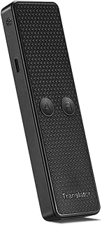 Tradutor de voz inteligente, intérprete de voz bidirecional portátil, 68 idiomas traduções inteligentes em tempo real, para reuniões, aprendizagem, viagens, compras, negócios, decoração branca