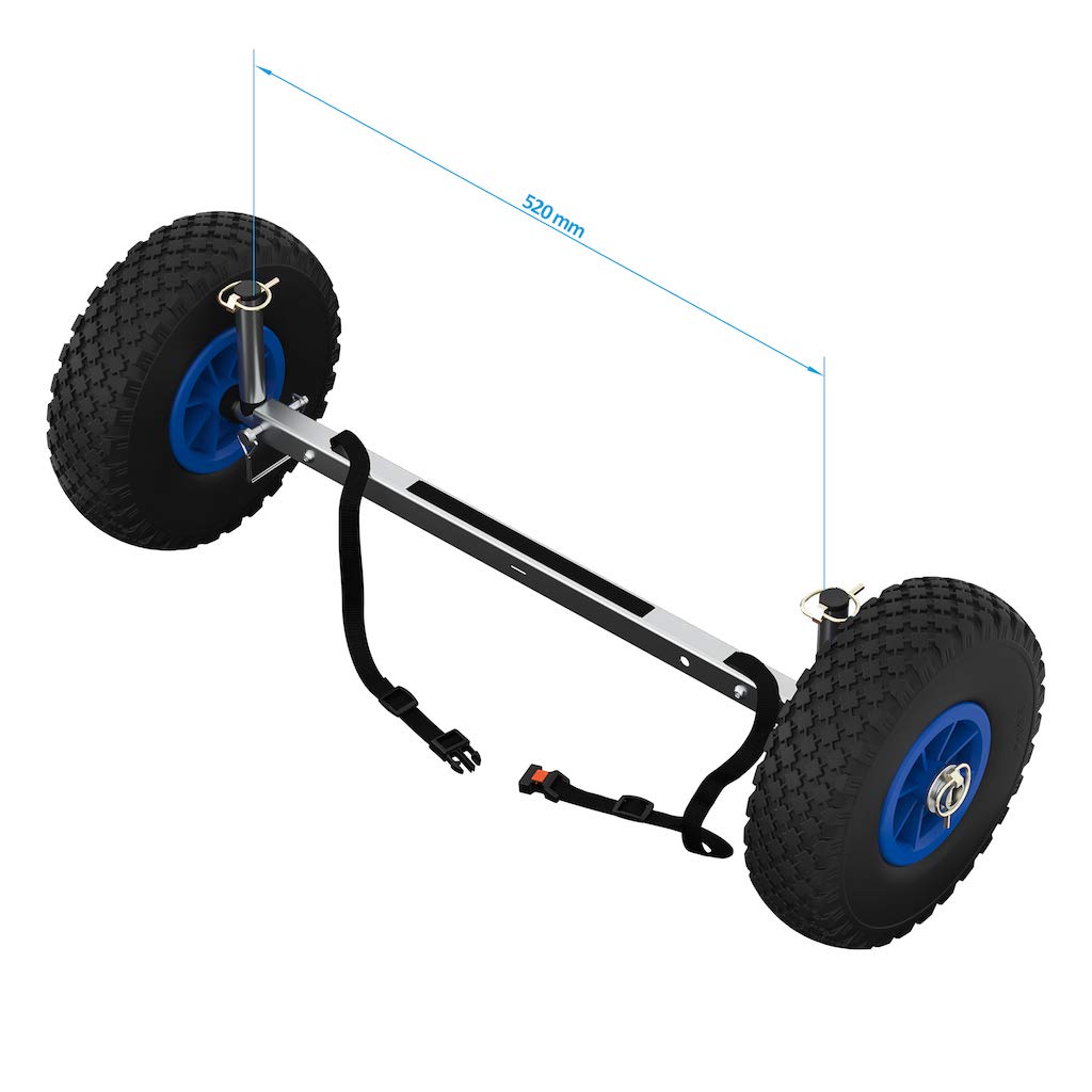 Edelstahl SUP-Räder Stand Up Paddle Board Wheels Transport-Wagen UP260