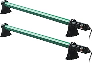 Royal Gardineer Heizstab: 2er-Set elektr. Stabheizung für Gewächshäuser, 135 Watt, 105 cm, IP44 (Heizstab Gewächshaus, Gewächshausheizung elektrisch, Eis)
