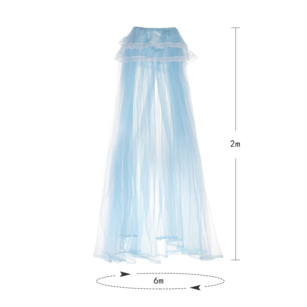 Crib Mosquito Netting Breathable Mesh Bed Canopy Hanging Crib Net 78 inch Easy to Install Room Decoration(Pole Not Included)