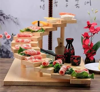 Amazon.co.jp: 四角刺身盛り皿 寿司盛台 盛付皿 和食器 料理飾り
