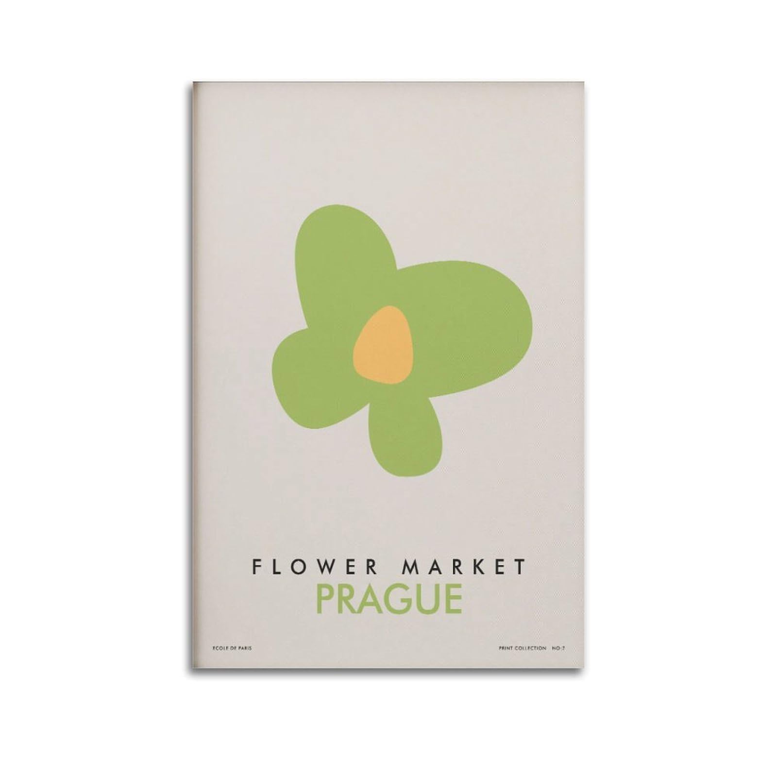 xiaoxiaoshen Flower Market Prague Modern Floral Canvas Poster Wall Art Prints Room Aesthetic Murals Bedroom And Living Decorations 20x30inch(50x75cm)