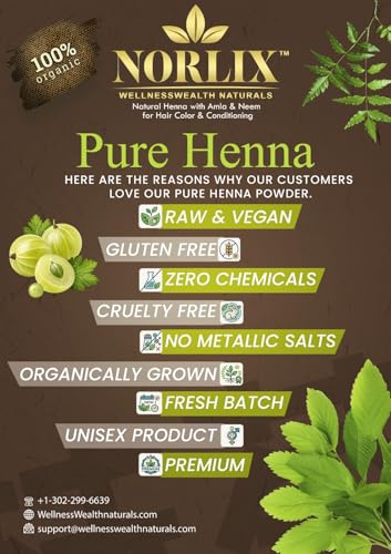 Polvo de Henna Herbal con Amla & Hibiscus 200 g miniatura 4