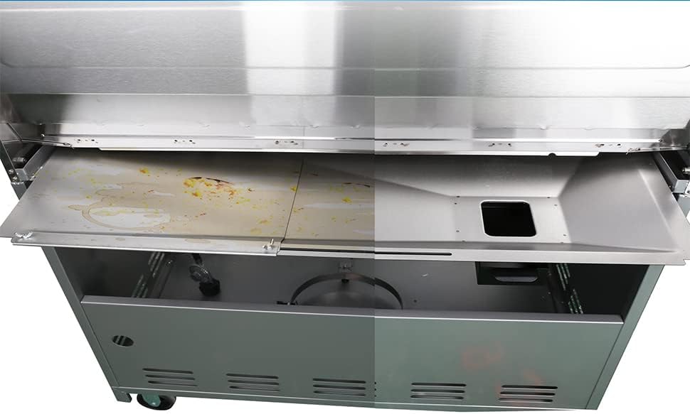 Miniatura 9 de Uniflasy Rejilla de cocina y bandeja de grasa con bandeja de captura para parrilla Nexgrill 4-5 quemadores 720-0830H 720-0783E 720-0697 720-0773