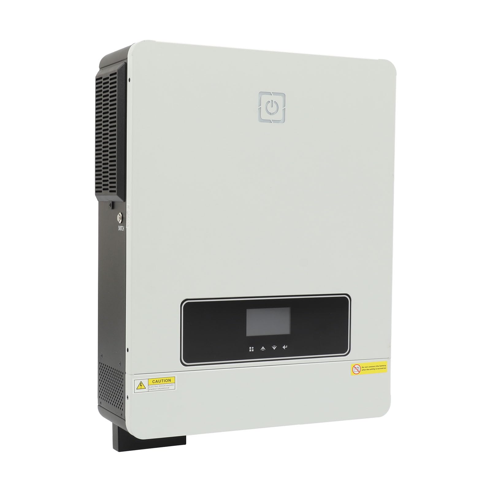 Hyuduo Inversor Híbrido Solar Inversor de Onda Sinusoidal de Aleación de Aluminio 8.2KW 48V AC230V Pantalla LCD Corriente Estable para Uso de Respaldo de Energía Solar en el Hogar Fuera de la Red