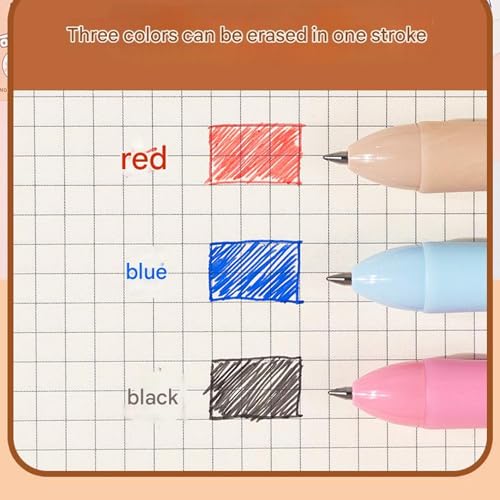 Bolígrafos de tinta gel borrables 0.5mm x4 miniatura 4