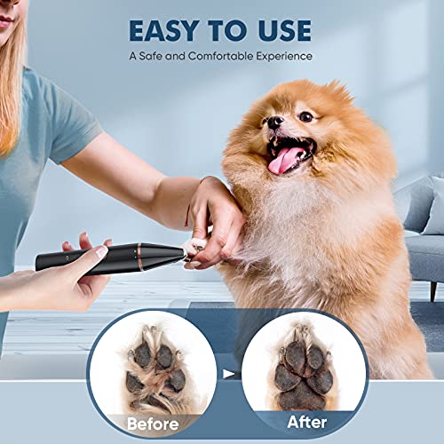 oneisall 2 Speed Cat Clippers with Double Blades, Cordless Small Cat Paw Trimmer, Low Noise for Trimming Dog's Hair… - Image 2