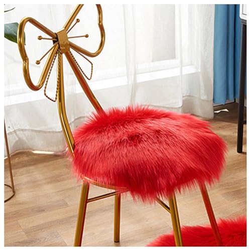 Cojines Redondos para sillas de 30 cm/12 Pulgadas, cojín de Asiento de Felpa, Antideslizante y a Prueba de Polvo, Suave y cómodo. para sofá de Sala de Estar y Dormitorio.